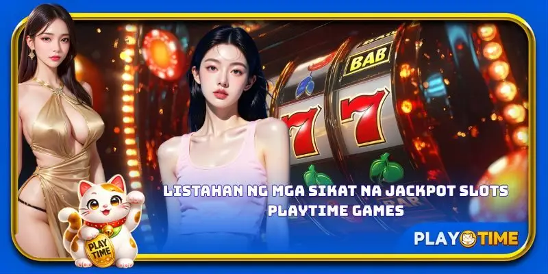 Listahan ng mga sikat na Jackpot Slots PlayTime games