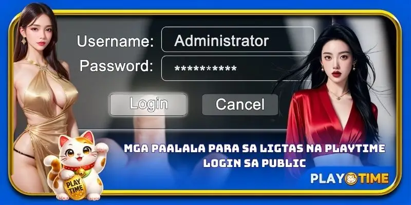 Mga paalala para sa ligtas na PlayTime login sa public