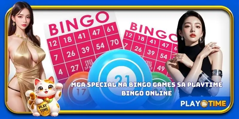Mga special na Bingo games sa PlayTime Bingo online