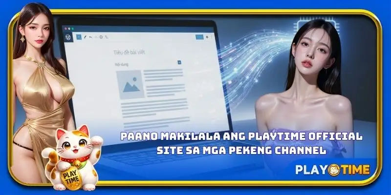 Paano makilala ang PlayTime official site sa mga pekeng channel