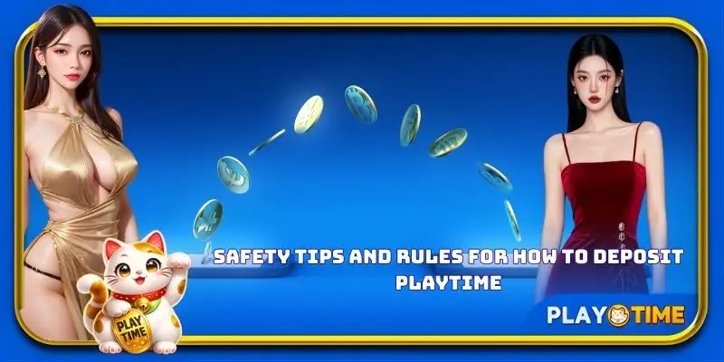 Safety tips and rules for how to deposit PlayTime